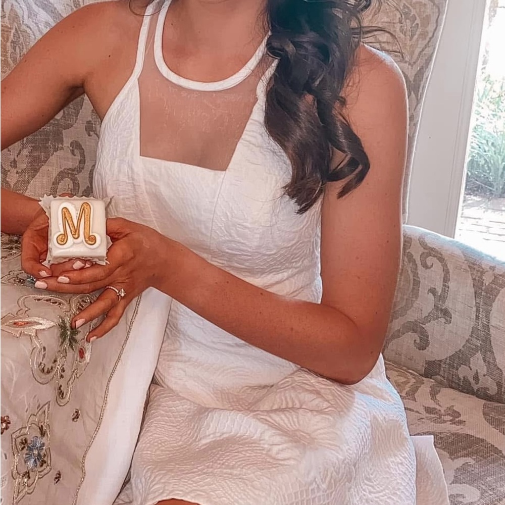 Lilly Pulitzer White Textured Mini Dress
